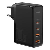 Baseus GaN2 Pro fast wall charger 100W USB / USB Typ C Quick Charge 4+ Power Delivery Black (CCGAN2P-L01) kroviklis 