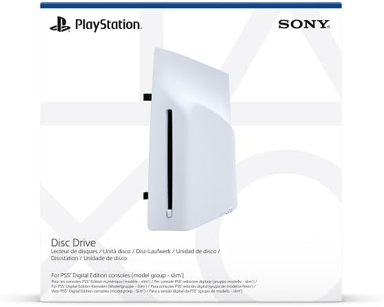 PlayStation 5 Slim/Pro Digital konsolei skirtas diskasukis (PS5 Disc drive)
