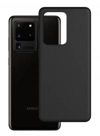 Silikoninis dėklas 3mk Matt Case Samsung M52 juodas 