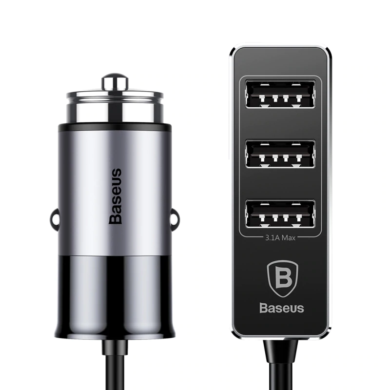 Baseus Enjoy Together automobilinis kroviklis 5.5A 4USB 