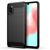 Silikoninis dėklas Carbon Case Samsung Galaxy A41 