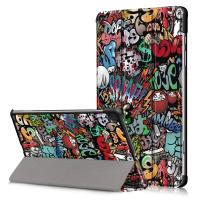 Dėklas Smart Leather Samsung T510 / T515 Tab A 10.1 2019 graffiti 