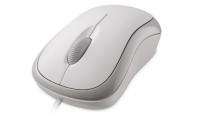 Microsoft 4YH-00008 Basic Optical Mouse for Business 1.83 m, White, USB 