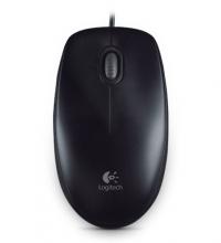 Logitech Mouse B100 Wired, No, Black, No, 