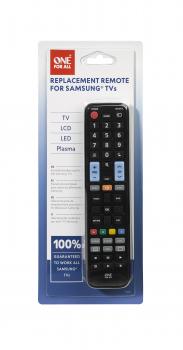 ONE For ALL 1, TV/LCD/LED/Plasma, Replacement remote, Samsung 