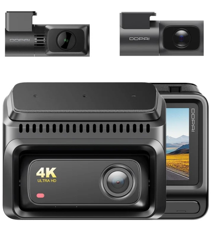 DDPAI Z60T4K Three channel Set vaizdo registratorius