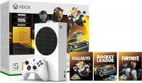 Microsoft Xbox Series S + žaidimai Fortnite + Rocket League + Fallguys S 512GB žaidimų konsolė 