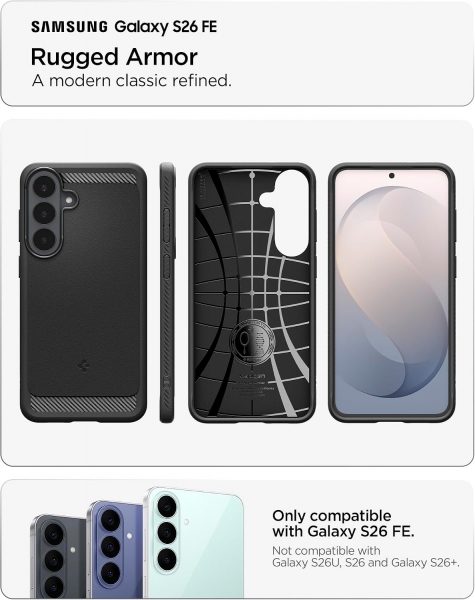 Dėklas Spigen Rugged Armor Samsung Galaxy S26 FE