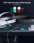 INIU 5M Kabelis su įkrovimu tinkamas Meta/Oculus Quest 3,Quest 2 Quest 3S ir PC/Steam VR USB 3.0 to USB C