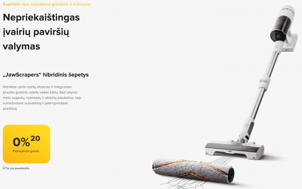 Dulkių siurblys roborock H60