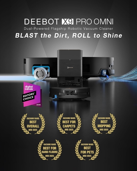 ECOVACS DEEBOT X9 PRO Omni Robot Vacuum