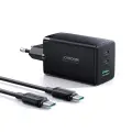 Joyroom kroviklis GaN 65W 3 jungtys (1x USB, 2x USB C) + kabelis Type C nuotrauka 1