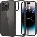 Spigen ULTRA HYBRID IPHONE 15 PRO MAX  MATTE BLACK silikoninis dėklas nuotrauka 1
