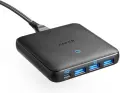 ANKER PowerPort Atom III slim (Four Ports) USB-C 3x USB-A kroviklis, 65W nuotrauka 1