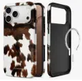 Dėklas Tech-Protect Lamano brown and white MagSafe Apple iPhone 17 Pro Max/18 Pro Max nuotrauka 1