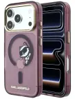 Dėklas Karl Lagerfeld IML Choupette Peekaboo MagSafe Apple iPhone 18 Pro Max tamsiai raudonas nuotrauka 1