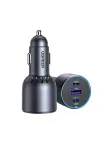 UGREEN 75W 12-24V USB-A + 2xUSB-C QC3.0 PD3.0  automobilinis įkroviklis nuotrauka 1