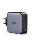 Ugreen GaN fast charger 3x USB Type C / USB Power Delivery 3.0 QuickCharge 4+  100W  buitinis įkroviklis nuotrauka 1