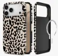 Dėklas Tech-Protect Lamano Beige/Black MagSafe Apple iPhone 17 Pro Max/18 Pro Max nuotrauka 1