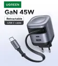 UGREEN 45W 3 jungtis  - buitinis įkroviklis nuotrauka 1