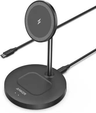 ANKER PowerWave 2 Magnetic 2-in-1 MagSafe bevielis kroviklis 