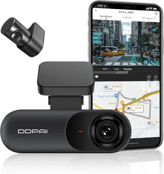 DDPAI Dual-channel Dashcam 1600P vaizdo registratorius 