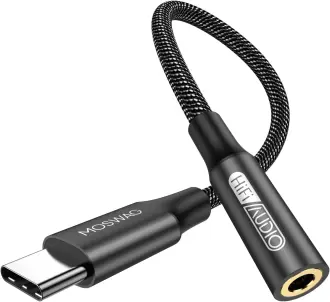 Audio adapteris iš Type-C į 3,5mm AUX 
