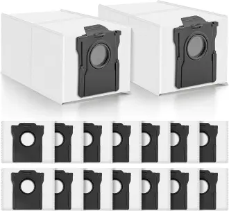 16 dulkių siurblio maišelių, skirtų „Dreame L10s Ultra Gen 2/3“, „L40s Ultra A“, „L50s“ 
