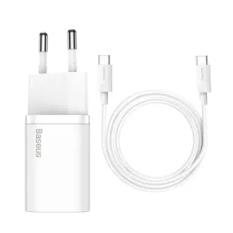 Baseus Super Si Quick Charger 1C 25W USB-C - buitinis įkroviklis su USB-C kabeliu 