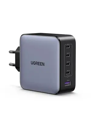 Ugreen GaN fast charger 3x USB Type C / USB Power Delivery 3.0 QuickCharge 4+  100W  buitinis įkroviklis 