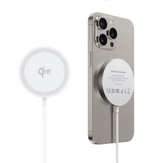 Magnetinis Įkroviklis belaidis W18 Qi2 Magnetic Wireless Charger 15W 