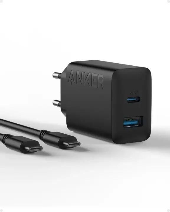Anker kroviklis 20W 2 port USB-C USB-A su laidu 150 cm 