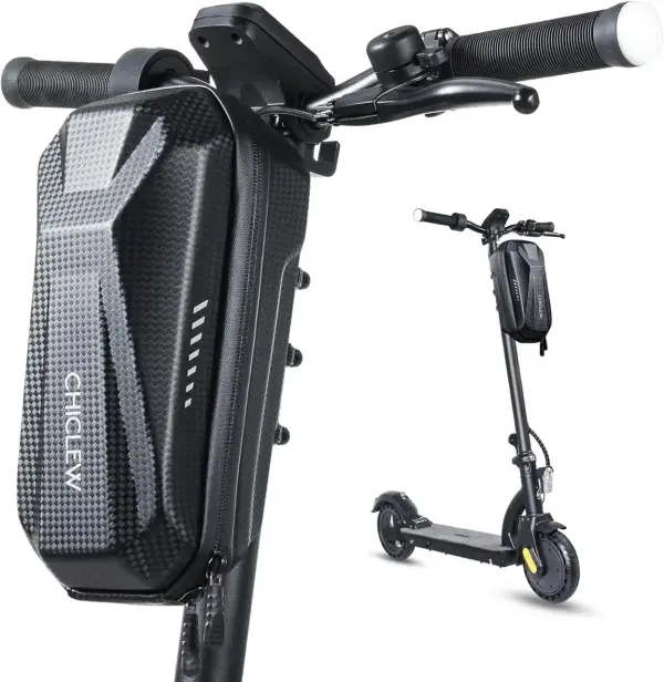 3 l didelės talpos el. paspirtuko krepšys, greito atlaisvinimo nešiojamas el. paspirtuko krepšys, vandeniui atsparus vairo krepšys el. paspirtukui, skirtam Segway, Ninebot, Xiaomi 