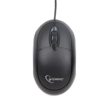 Gembird MUS-U-01 Wired, Optical USB mouse, Black 
