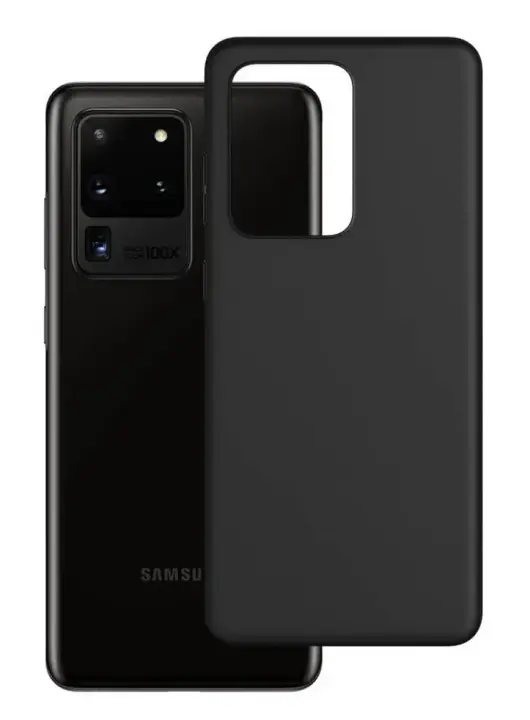 Silikoninis dėklas 3mk Matt Case Samsung A23 juodas 