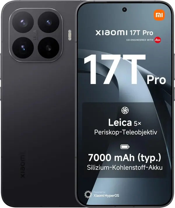 Xiaomi 17T Pro 512GB 12GB RAM Black