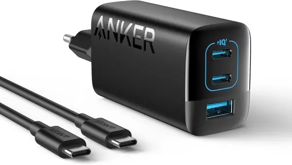Anker 335 USB-C sieninis įkroviklis 67 W, 3 lizdai su kabeliu 1,5 m 