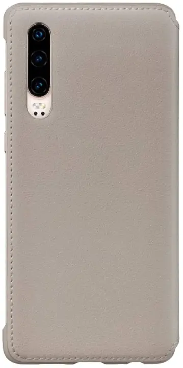 Originalus atverčiamas dėklas Wallet Cover Huawei P30 Khaki