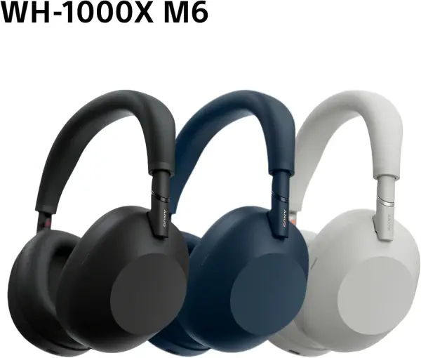 Belaidės ausinės Sony WH-1000XM6 