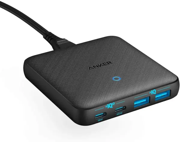 ANKER PowerPort Atom III Slim 2x USB-C 2x USB-A kroviklis, 65W 