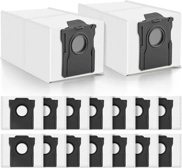 16 dulkių siurblio maišelių, skirtų „Dreame L10s Ultra Gen 2/3“, „L40s Ultra A“, „L50s“ 
