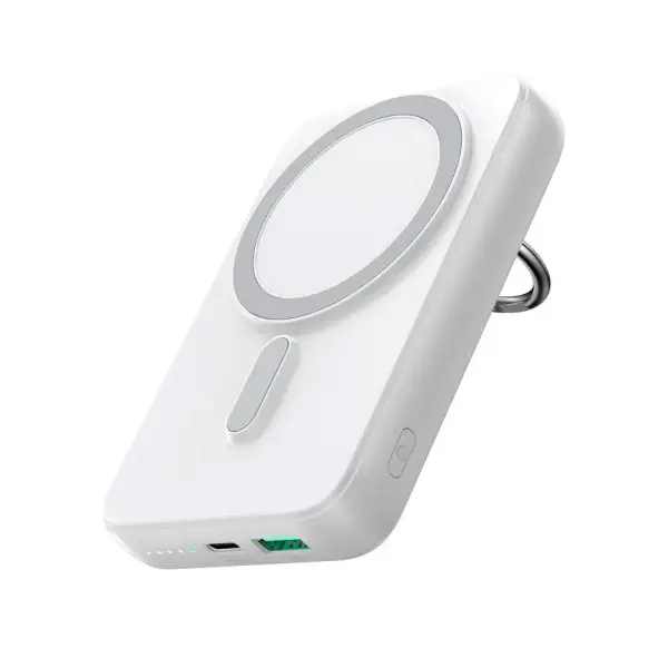 Išorinė baterija Power Bank Joyroom JR-W050 20W Magnetic Wireless 10000mAh balta 