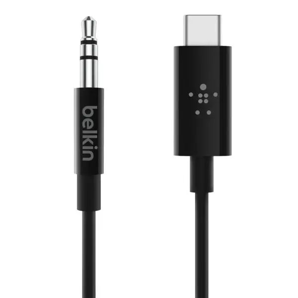 Belkin Rockstar Type C 3.5 mm kabelis 90cm 