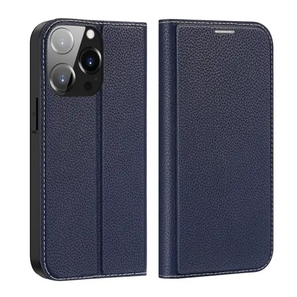 Atverčiamas dėklas Dux Ducis Skin X2 Apple iPhone 14 Mėlynas
