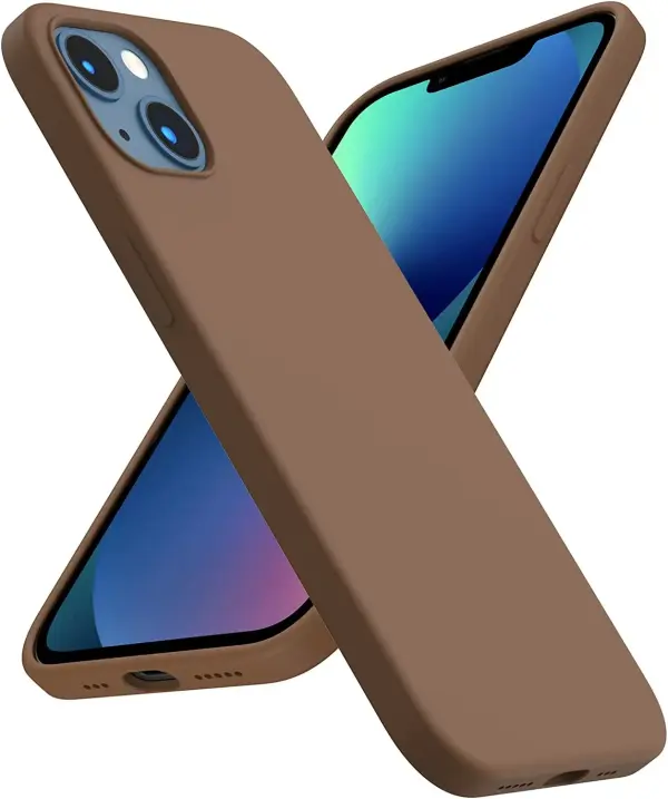 Acronix Liquid Silicone dėklas  Apple iPhone 13 Brown