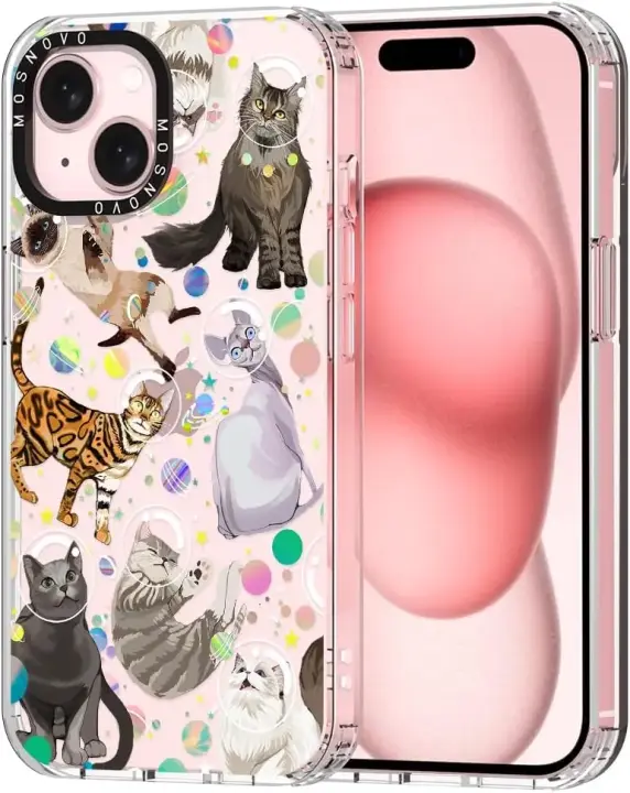 MOSNOVO iPhone 15 Plus deklas Cat