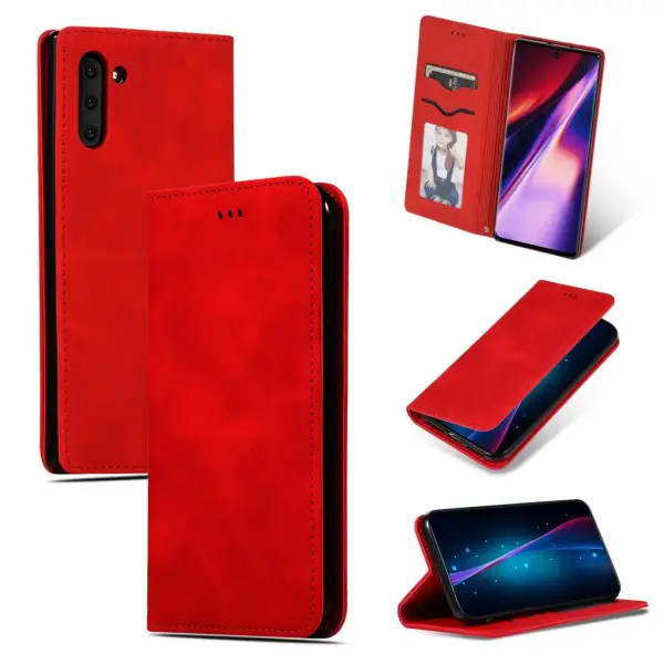 Dėklas Business Style Samsung A576 A57 5G raudonas 
