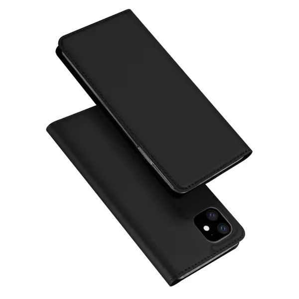 Atverčiamas dėklas DUX Skin Pro Xiaomi Redmi Note 9 Pro/Note 9S Juodas