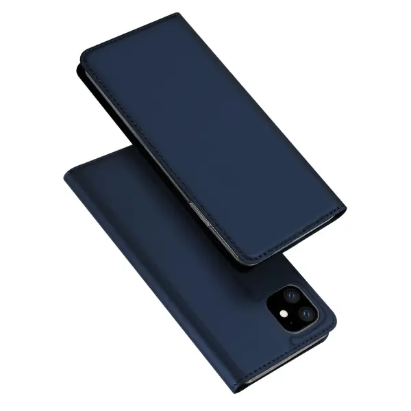 Atverčiamas dėklas DUX Skin Pro Xiaomi Redmi Note 9 Pro/Note 9S Mėlynas