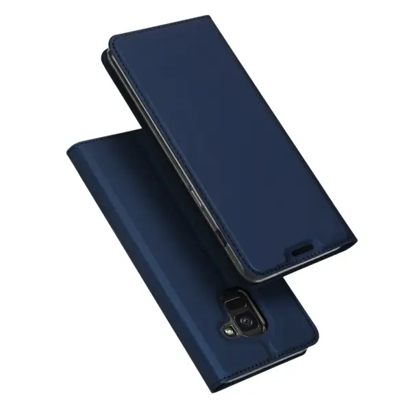 Atverčiamas dėklas DUX Skin Pro Huawei Y6 2018 Mėlynas